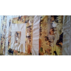 sprei met paardenprint